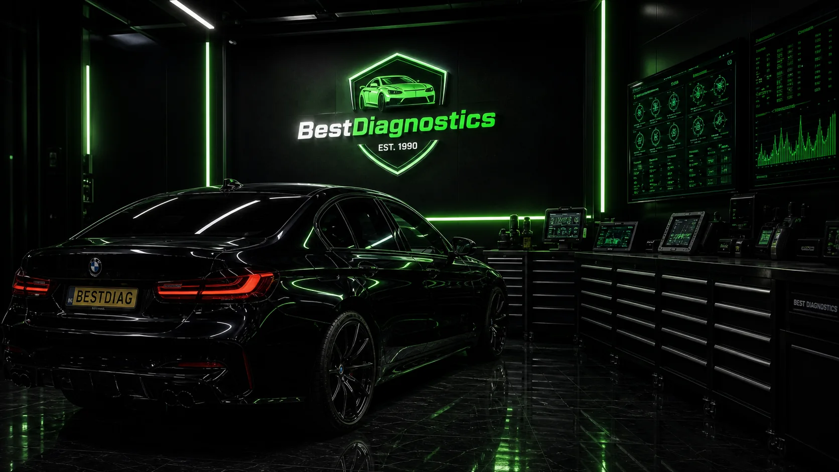BestDiagnostics диагностично студио с автомобил