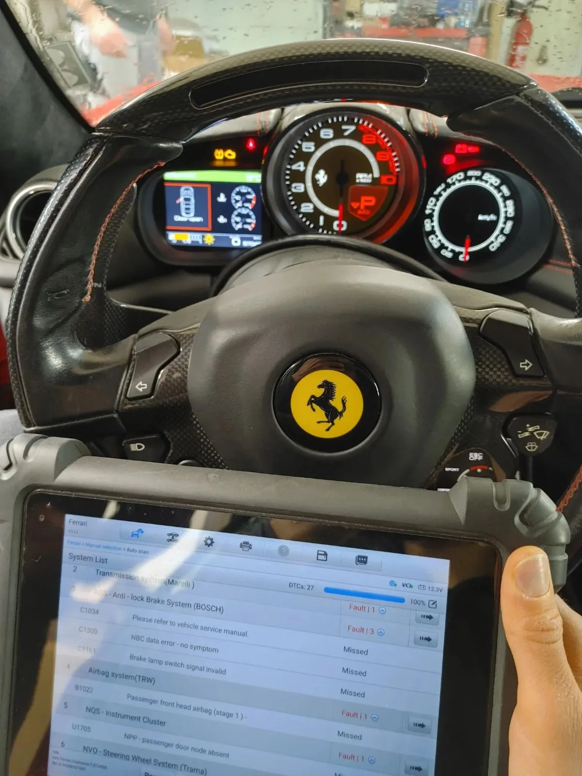 Диагностика на Ferrari